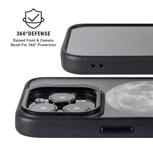 Full Moon Space iPhone 14 Pro Kickstand Case